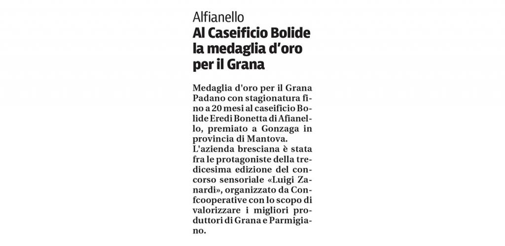 Giornale di Brescia - 8.10.2015
